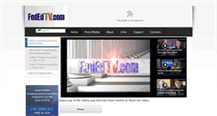 Desktop Screenshot of fededtv.com